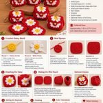 Free Crochet Daisy Pouch Pattern